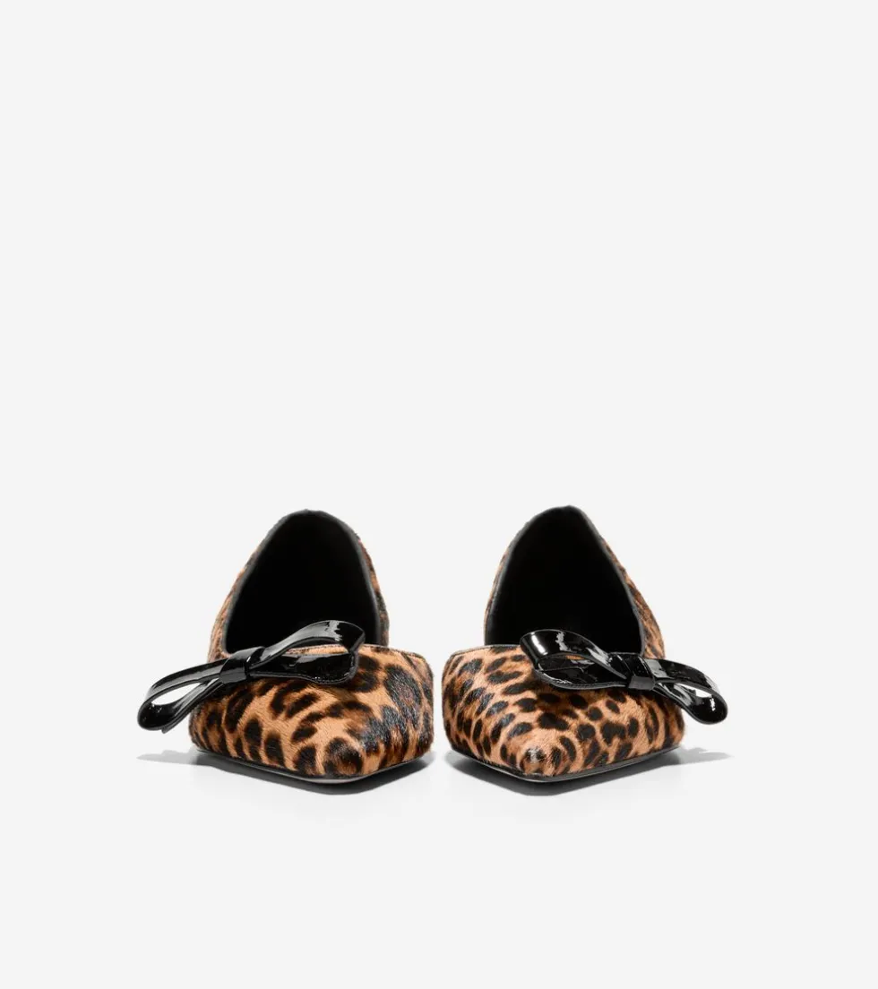 womens_noella_bow_skimmer_flats_2-2.webp Cole Haan Dress Shoes | Flats & Ballets*Women's Noella Bow Skimmer Flats LeopardPrint