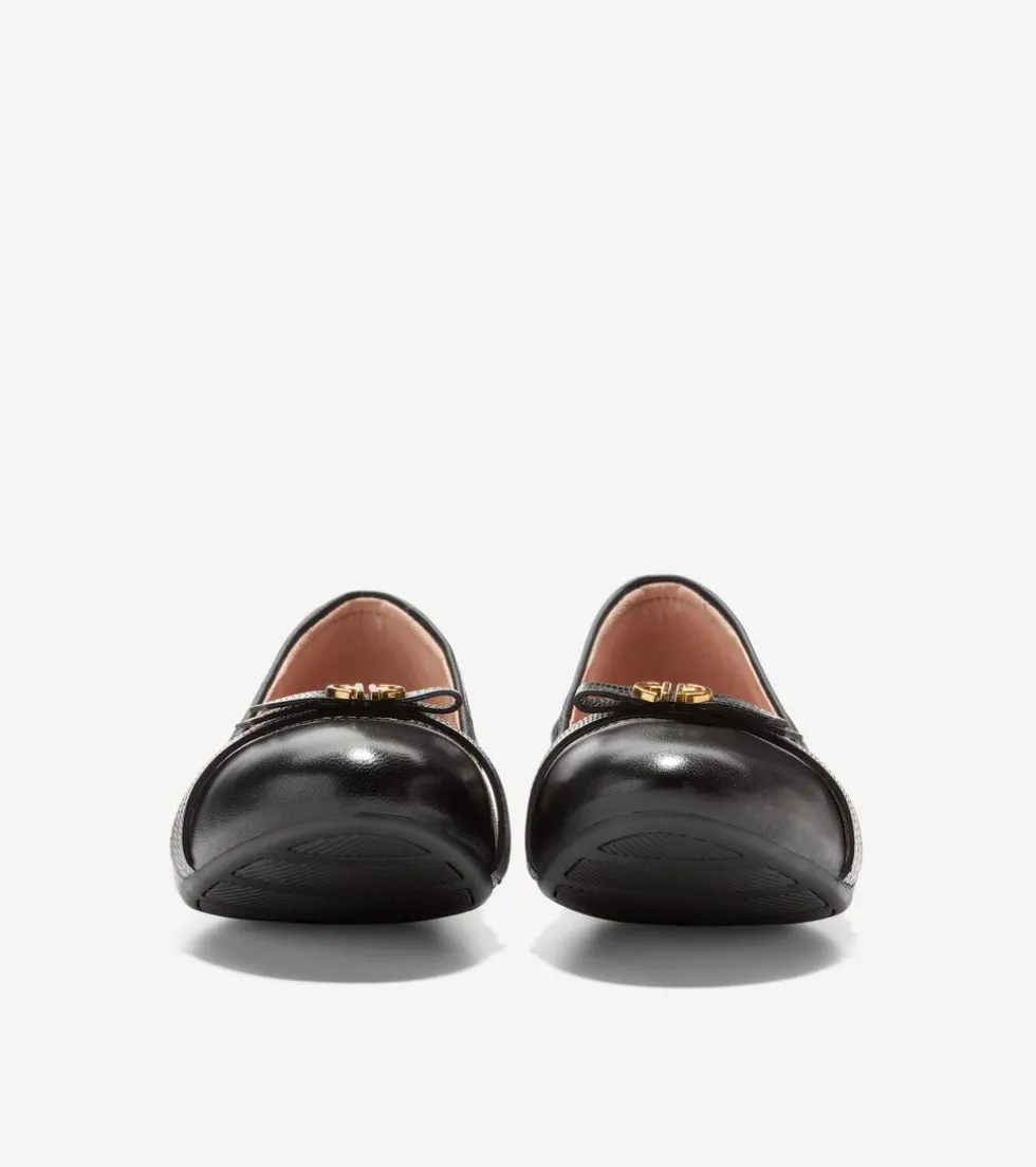 Cole Haan Flats & Ballets*Women's Tova Bow Ballet Black
