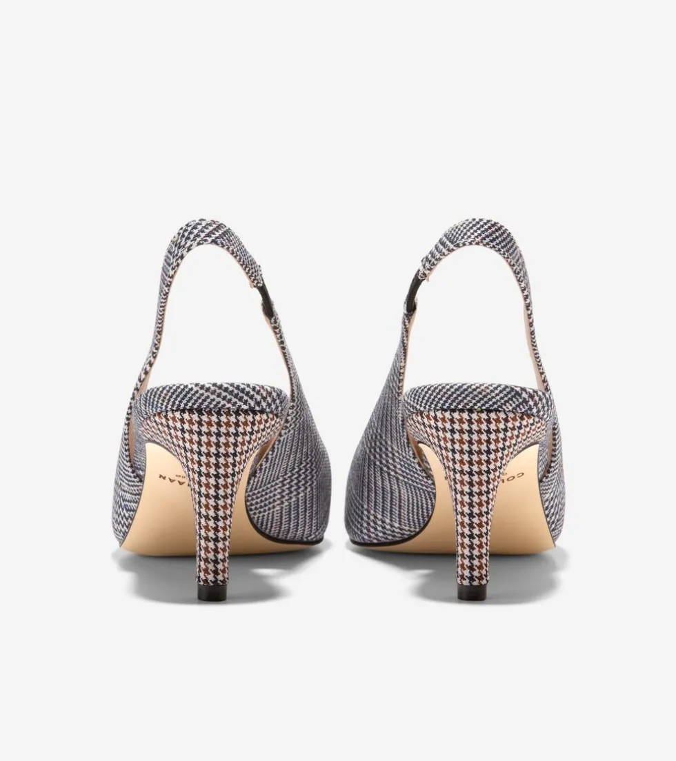 womens_vandam_slingback_pumps_2.webp Cole Haan Dress Shoes | Heels & Pumps*Women's Vandam Slingback Pumps MiniPlaid