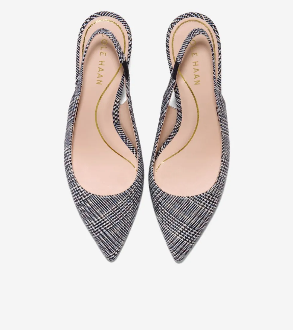 womens_vandam_slingback_pumps_3.webp Cole Haan Dress Shoes | Heels & Pumps*Women's Vandam Slingback Pumps MiniPlaid
