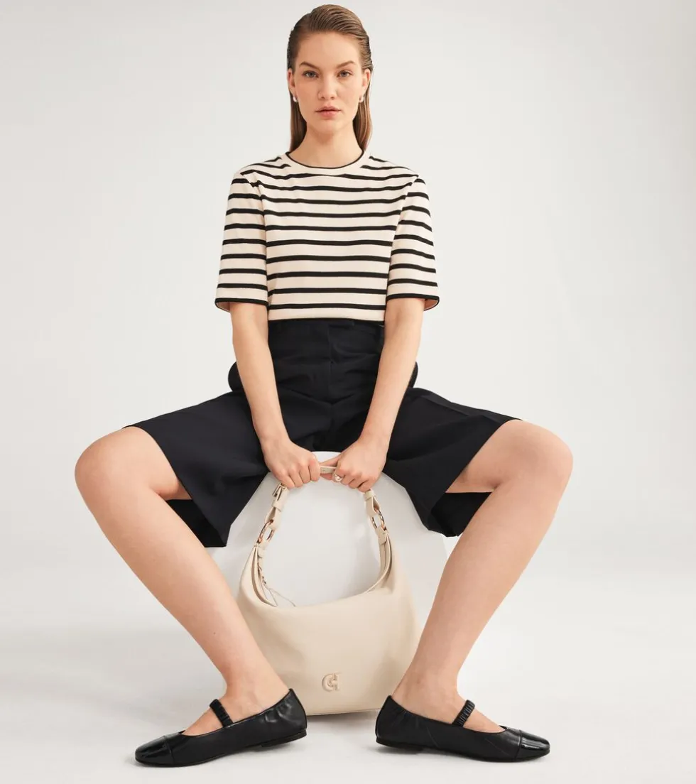 Cole Haan Flats & Ballets*Women's Yvette Mary Jane Ballet Flats Black