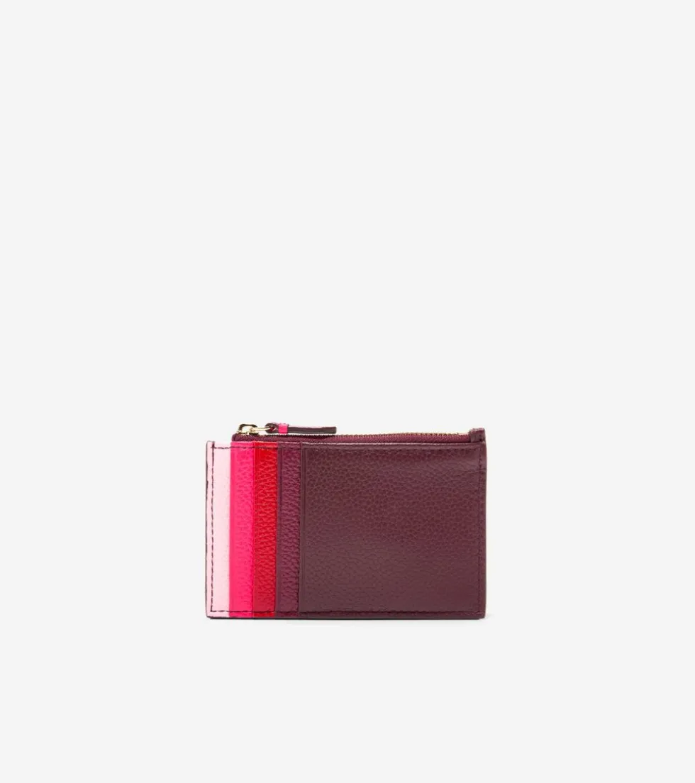 zip_card_case_2.webp Cole Haan Wallets & Wristlets*Zip Card Case Bloodstone-BlackCherry